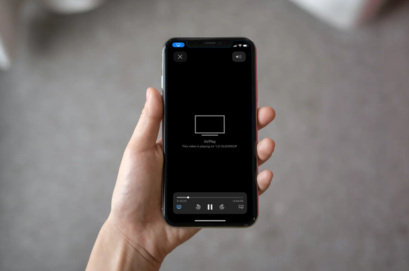 how to airplay videos iphone lg oled tv